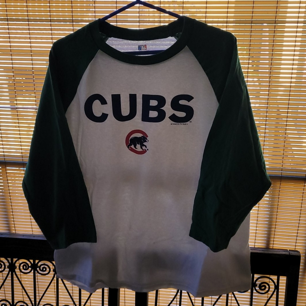 Chicago Cubs into long sleeve baseball T-shirt XL